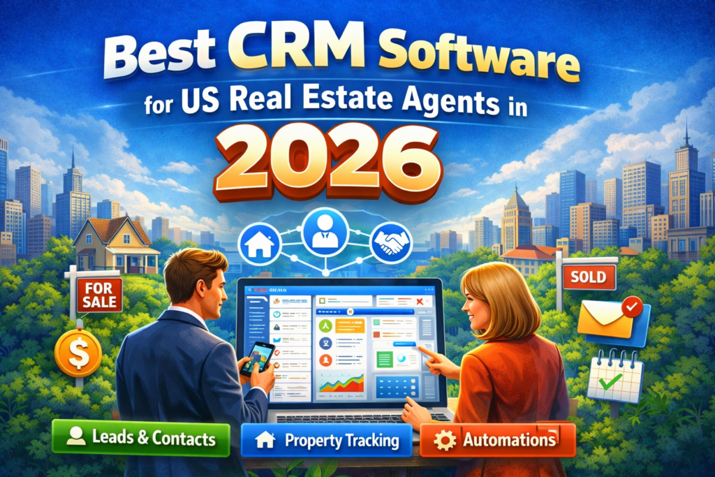Best CRM Software for US Real Estate Agents in 2026