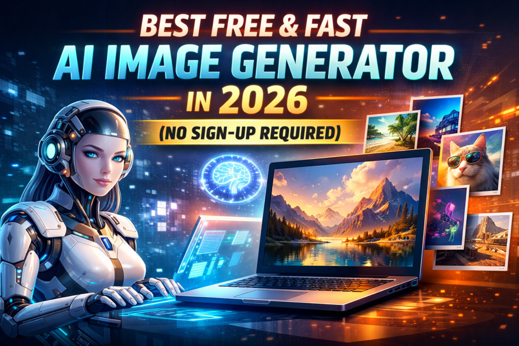 Best Free & Fast AI Image Generator in 2026 (No Sign-Up Required)