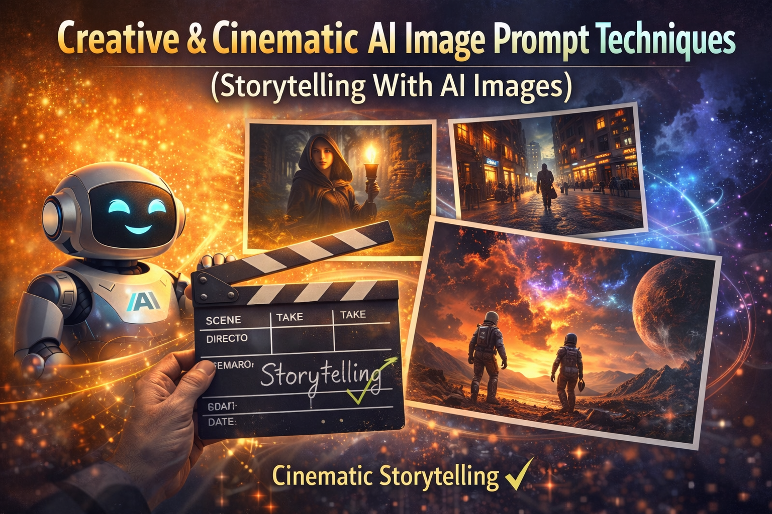 Creative & Cinematic AI Image Prompt Techniques (Storytelling With AI Images)
