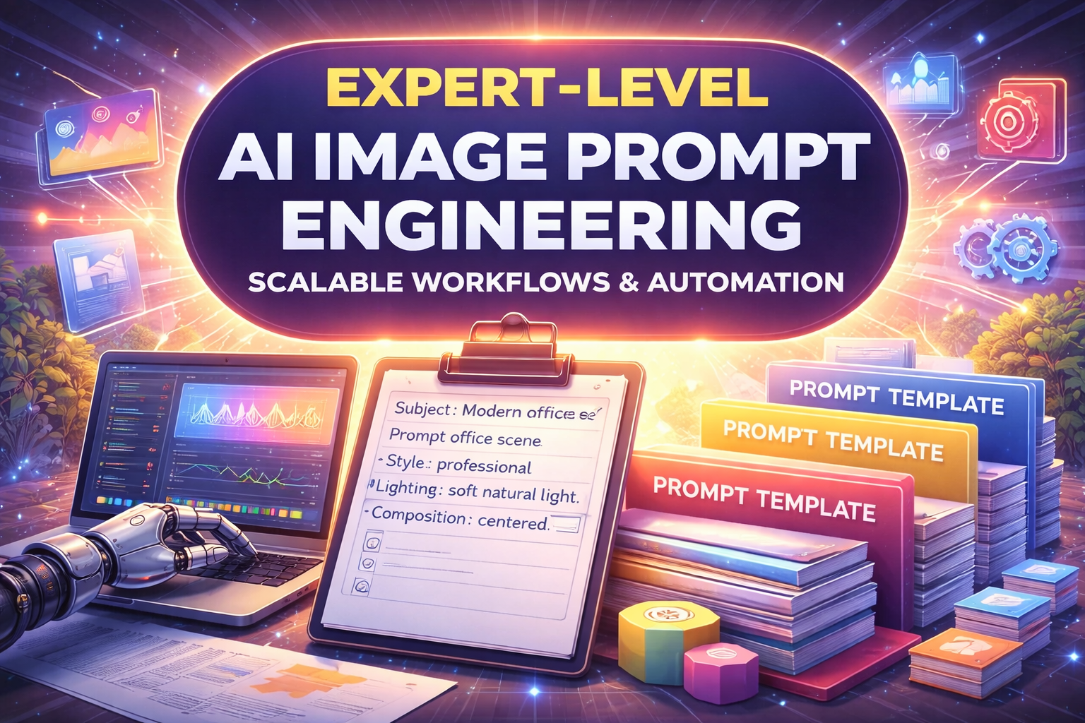 Expert-Level AI Image Prompt Engineering: Scalable Workflows and Automation