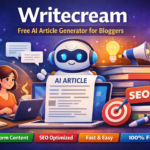 Writecream: Free AI Article Generator for Bloggers in 2026