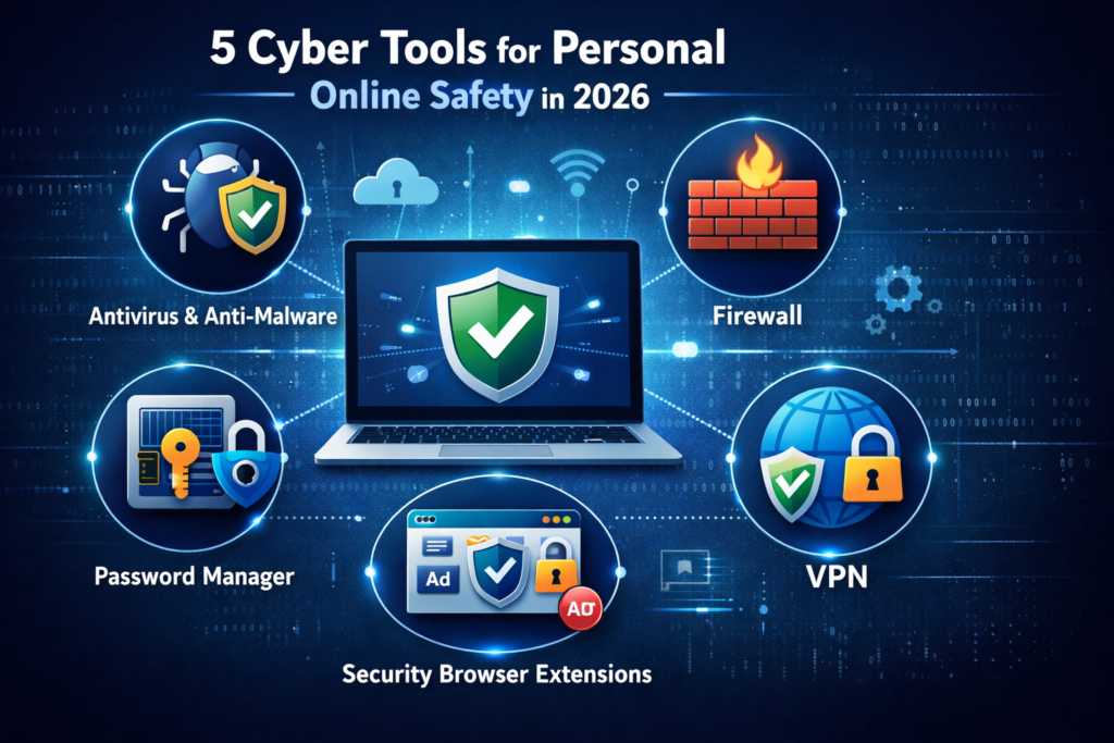 5 Cyber Tools Everyone Needs for Personal Online Safety in 2026