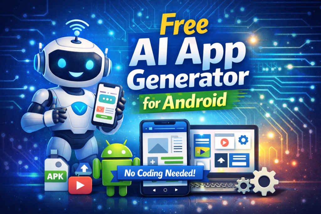 Free AI App Generator for Android (Simple Guide 2026)