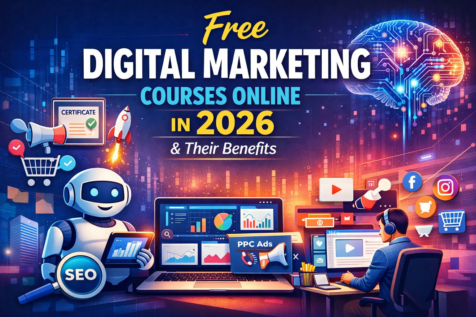 Free Digital Marketing Courses Online in 2026 and Their Benefits